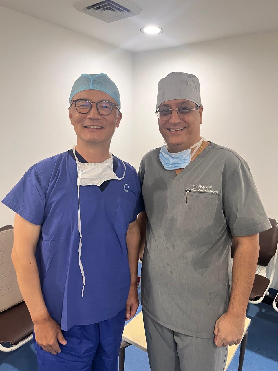 Dr. Joshi with international colleague